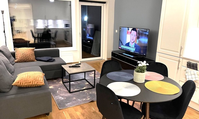 Skedsmo Municipality Apartamento | Scandpoint Apatment Frogner Family flat, Parking & EV Point 18mins to Airport