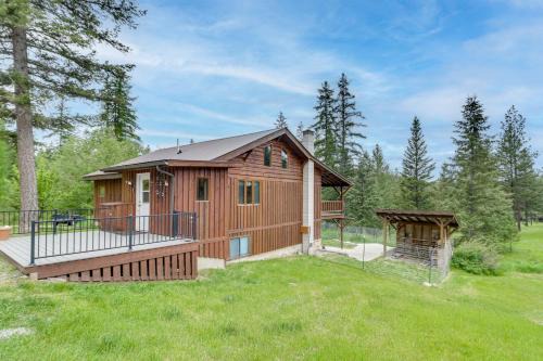 Rexford Casa | Scenic Kootenai Forest Home with Outdoor Living Area