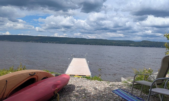 Champlain Casa | Scenic River House - private beach and dock for relaxing