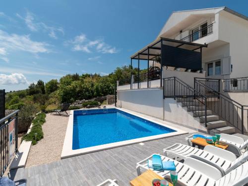 Seget Gornji Villa | Scenic Sea View,Three Bedroom Villa with Pool