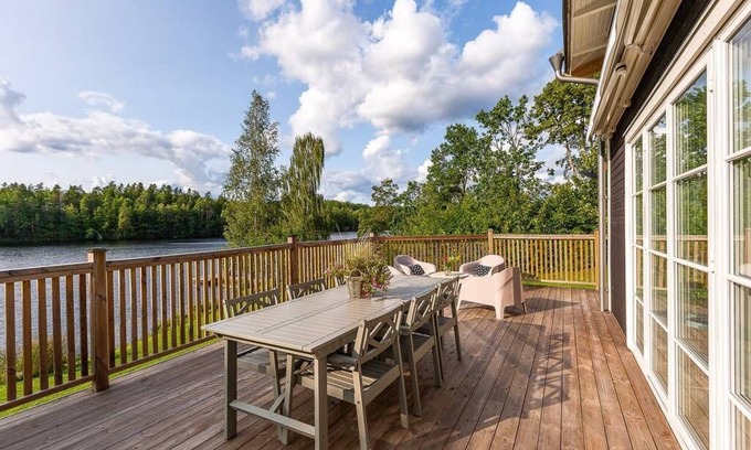 Hjorted Casa | Schönes Haus mit Privatem Zugang zum See Hjorten Zwischen Vimmerby und Västervik