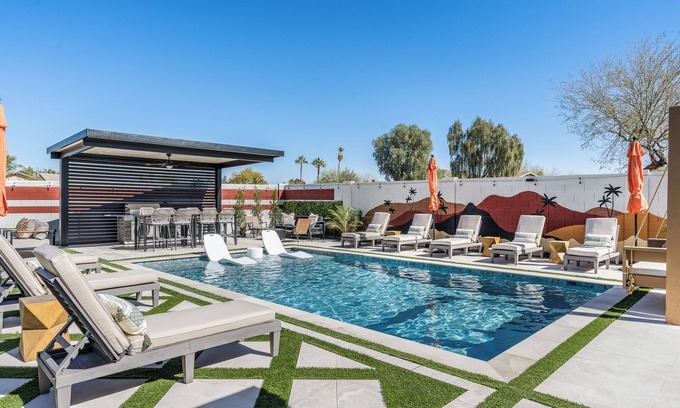 La Paz At Desert Springs Casa | Scottsdale 7-BR Oasis: Speakeasy, Pickleball, Golf