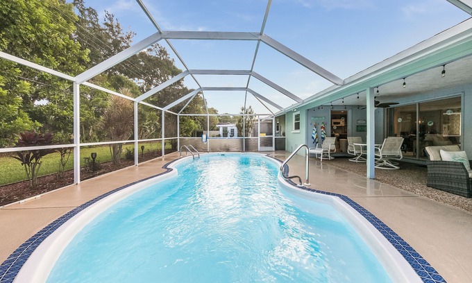 Gulf Gate Estates Casa | Piscina filtrada, climatizada - Sarasota casa cerca de la playa de Siesta Key