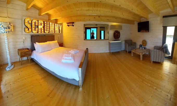 Par Chalet De Esquí | De Lujo-Chalet-Baño Privado-Vista al patio-Scrummy Cabin