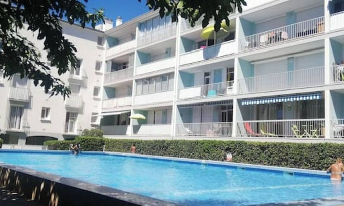 Saint-Nazaire Apartamento | SEA and SWIMMING POOL 100 m from the beach & center. 10 minutes from Perpignan