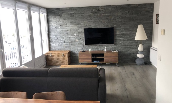 Saint-Martin-du-Littoral Apartamento | Sea beach view - 60m2 - 4pers - Closed box