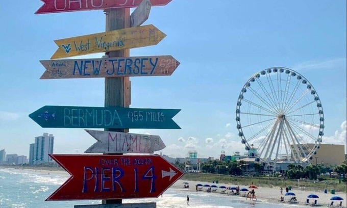 Downtown Myrtle Beach Complejo | Sea Glass Tower, downtown Myrtle Beach, SC, 1 Bedroom Deluxe- City View