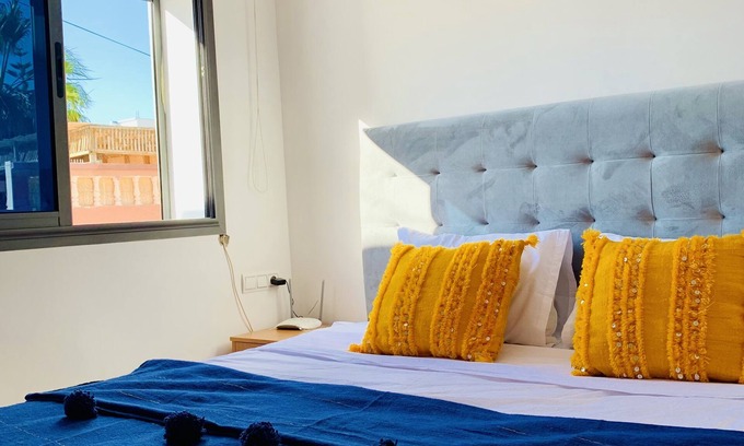 Tamraght Apartamento | Sea/mountain view spacious terrace apartment, 5 mins beach tamraght/taghazout