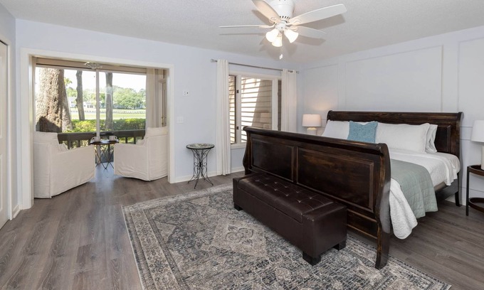 St. Simons Island Condominio | Moss Oak Golf Course Lake view