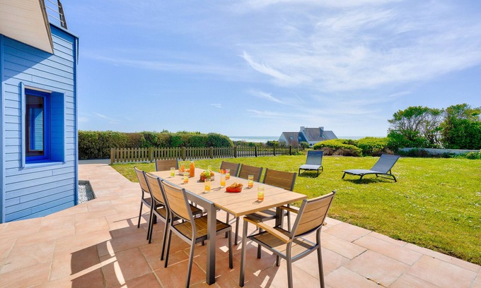 Plovan Casa | Vista al mar, 200m de la playa, casa para 9