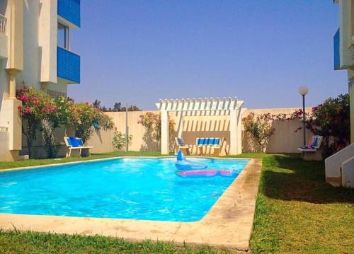 Hammamet Sud Apartamento | Sea View Apartment in Hammamet with Shared Pool
