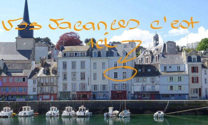 Le Palais Apartamento | Opinión del mar en Belle Isle EN EL MAR