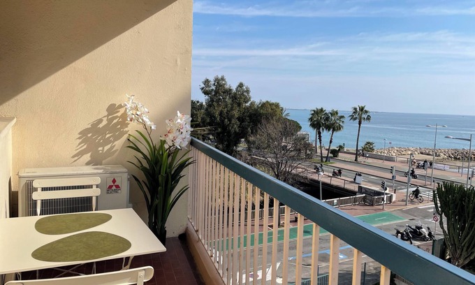 Cros-de-Cagnes Apartamento | Vista al mar - hermosas 2 habitaciones - hipódromo de Cagnes-sur-mer