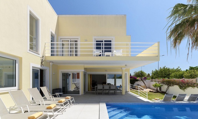 Porto de Mos Villa | Villa with free Wi-Fi | A/C | private pool [can be heated] | garden | near beach | sea view [RLAG95]