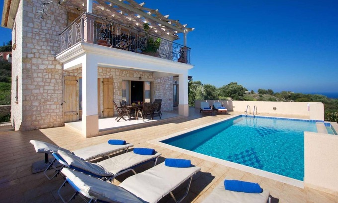 Katsarata Villa | Alojamiento de 3 habitaciones en Fiskardo