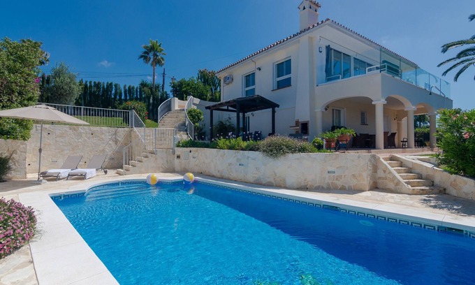 Elviria Villa | Sea-View Villa with Heated Pool Near Marbella