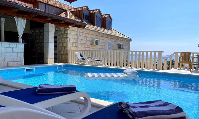 Mlini Villa | Villa Vera Mlini - Villa con vista al mar a solo 10 min. de Dubrovnik