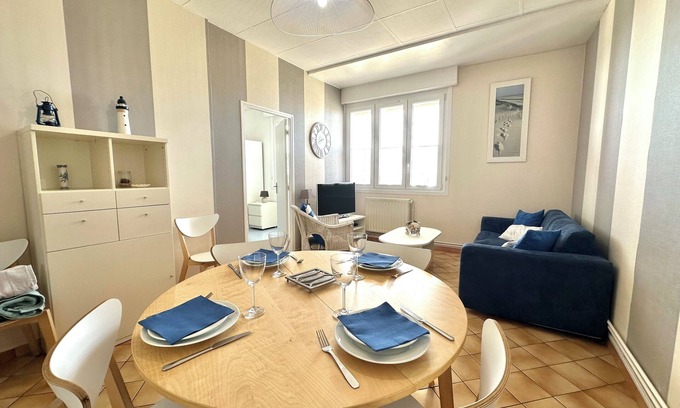 Berck-sur-Mer Apartamento | Seafront apartment ideal for families!