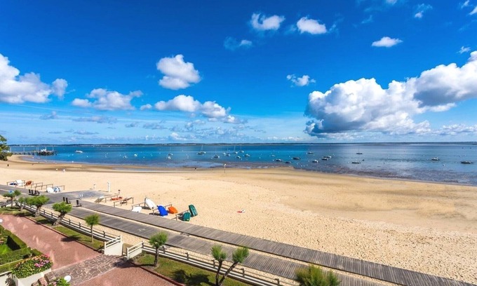 Arcachon Apartamento | Seafront center close to town center comfort4* Apt 80M2 Clim Wifi Parking