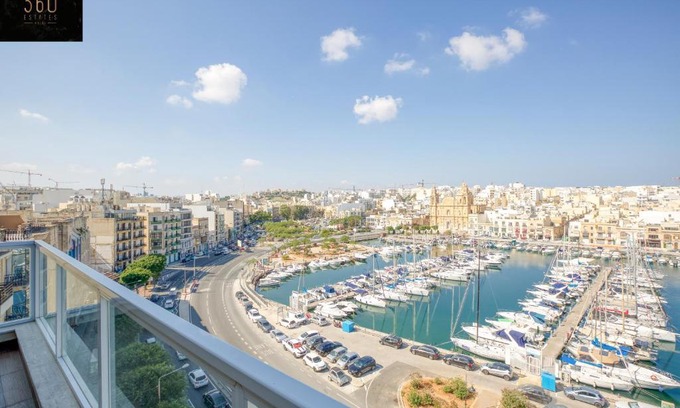 Pieta Apartamento | Seafront, Designer APT with Private Terrace & WIFI by 360 Estates