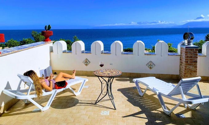 Porticello Apartamento | Seafront House Gabbiano Azzurro