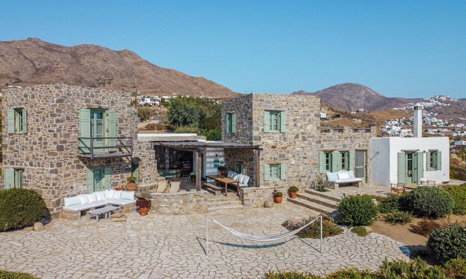 Serifos Casa | Vista al mar, Casa Vatoudi