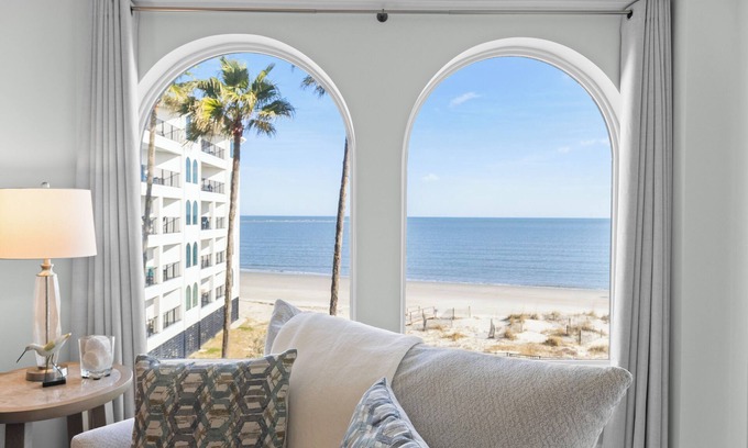 Isle of Palms Villa | Seascape 317 - View! Beach! Pool!