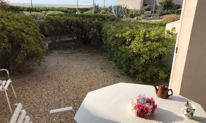 Port Leucate Apartamento | Apartamento para 4 personas en Port Leucate, frente al mar, parking privado, cerca de tiendas y parque aquático