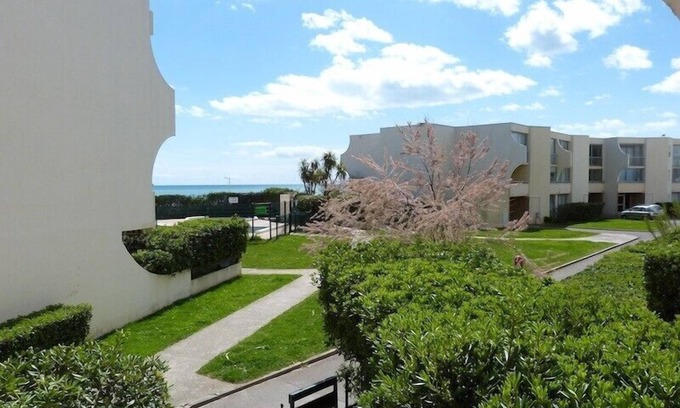 Palavas-les-Flots Apartamento | Apartamento frente al mar con piscina. Ideal para familia con niños pequeños