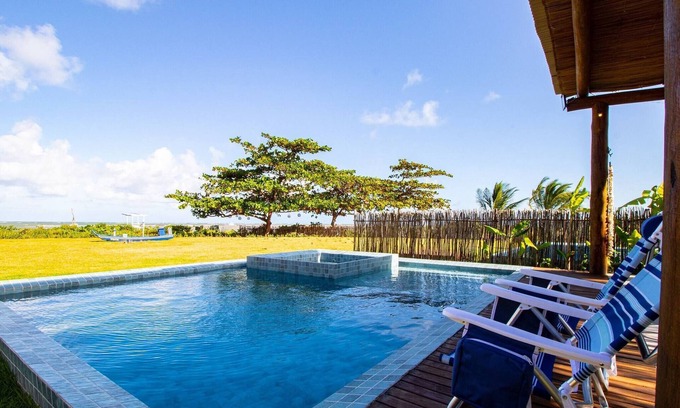 Sao Miguel dos Milagres Chalet De Esquí | Seaside House in Milagres for 13 People