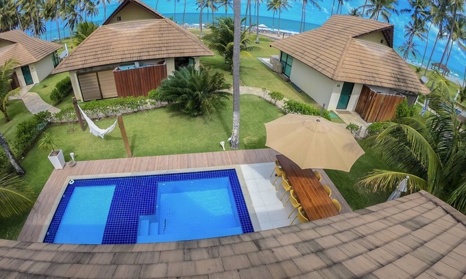 Praia dos Carneiros Casa | BUNGALOW JUNTO AL MAR = 3 DORMITORIOS. AMUEBLADO