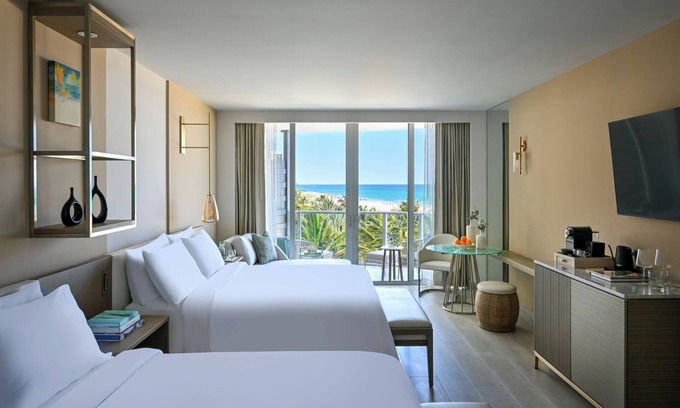 Singer Island Hotel | Two Doubles, Ocean Front View, Amrit Ocean Resort, Beachfront Stay