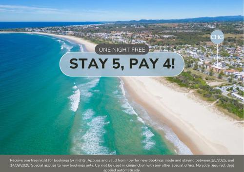 Kingscliff Apartamento | Seaside Getaway on Kingscliff Beach
