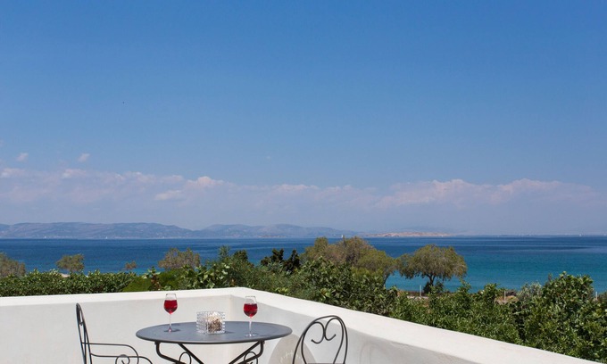 Aegina Villa | Villa de lujo junto al mar con terraza en la isla de Aegina | Villa Aneli