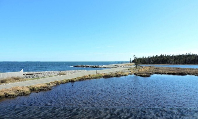 Seawall Condominio | Entrada al malecón del Parque Nacional Acadia, vistas panorámicas del Atlántico