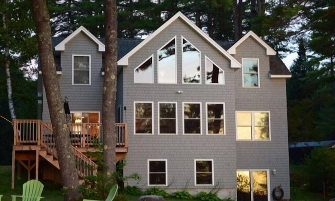 South Casco Casa | Sebago Lake Inicio con Sandy Beach