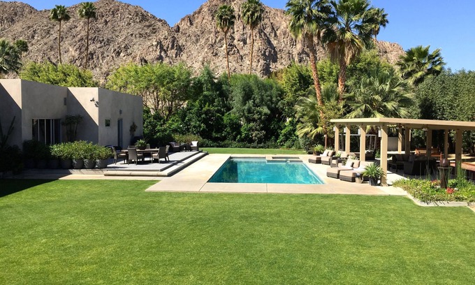 La Quinta Casa | Retiro aislado de un acre con vista a la montaña: excelente ubicación en La Quinta