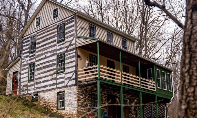 Glen Rock Cabina | Log Home Aislado de 1840 Entre Gettysburg, Lancaster, y Baltimore