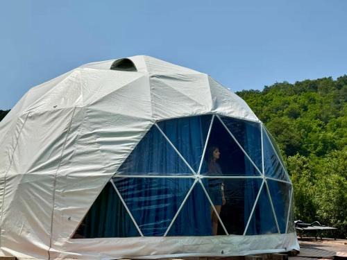 Dolni Maryan Otro | Secluded Dome Retreat near Elena & Bikes