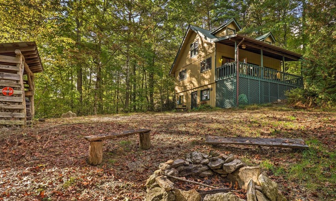 Brevard Cabaña | Secluded Dupont State Forest Home, Pets Welcome!