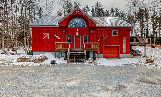 Winhall Casa | Secluded home with deck, hot tub, wood-burning fireplace, fast WiFi - great view