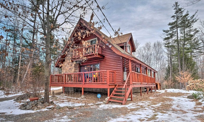 Johnsburg Cabina | ¡NUEVO! Escape al aire libre aislado de Adirondacks con bañera de hidromasaje