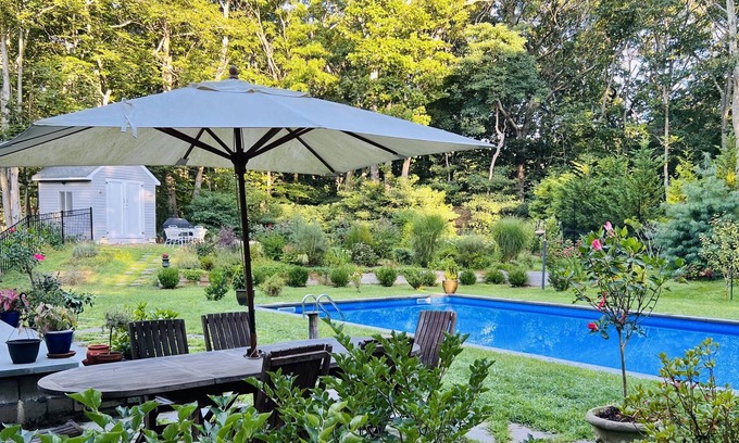Wading River Casa | Secluded North Fork House with private pool