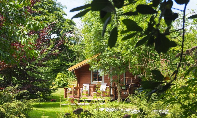 Truro Cabaña | 15% DE DESCUENTO PARA AGOSTO Lodge sueco en Private Lakeside Garde