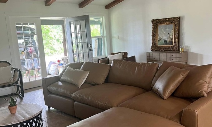 La Grange Otro | Secluded Texas oasis on 82 acres, our rustic retreat offers a private pond