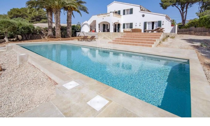 Binixiquer Villa | Villa aislada con aire acondicionado de dormitorio, piscina privada, gran terraza y jardín