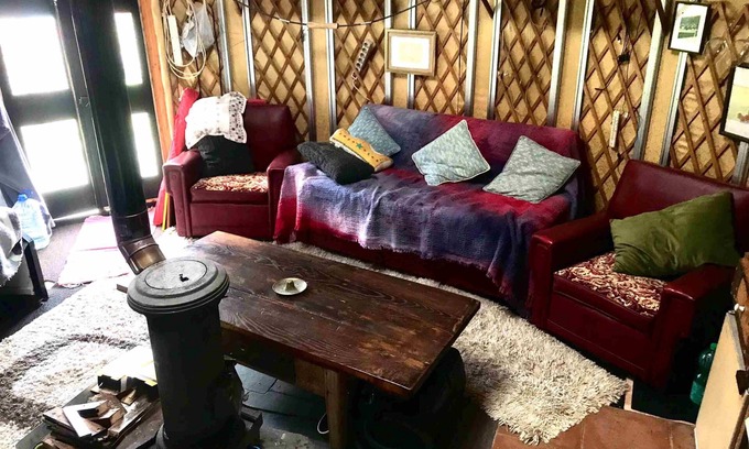 Aldeguer Cabina | Secret floW Mountain Resort - Yurt ecológico fuera de la red