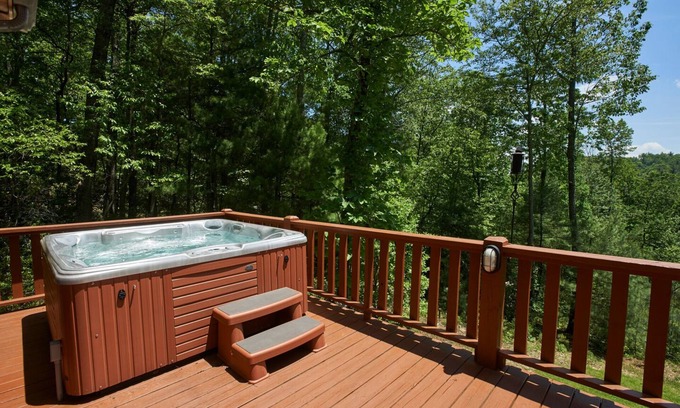Apple Ridge Cabina | Cabin Hideaway Con Gran Bañera de hidromasaje El 10 Acres, Inmaculada!