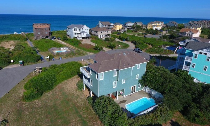 Duck Casa | Semi-Oceanfront, Ocean Views, Private Pool, Hot Tub, CI1, Ocean View