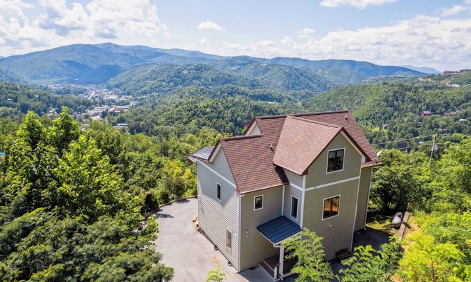 Gatlinburg Cabina | Vista sensacional: la mejor vista de Gatlinburg! Magníficos minutos a casa personalizados de la ciudad